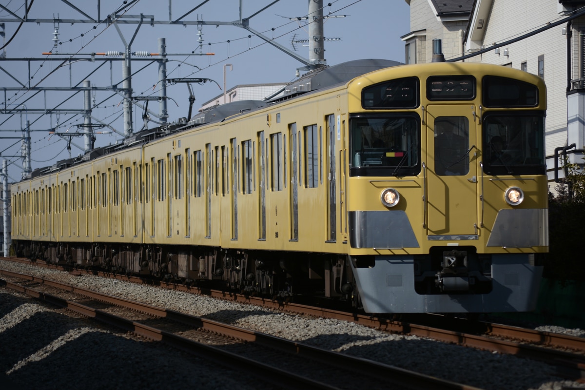西武鉄道 玉川上水車両管理所 2000系 2049F