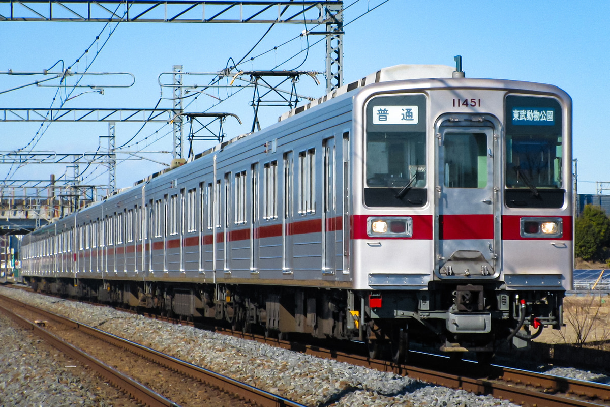 東武鉄道 南栗橋車両管区春日部支所 10030型 11451F