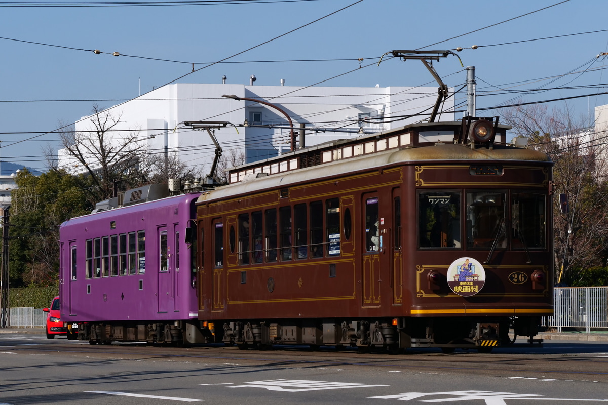 京福電気鉄道 西院車庫 モボ21形 26