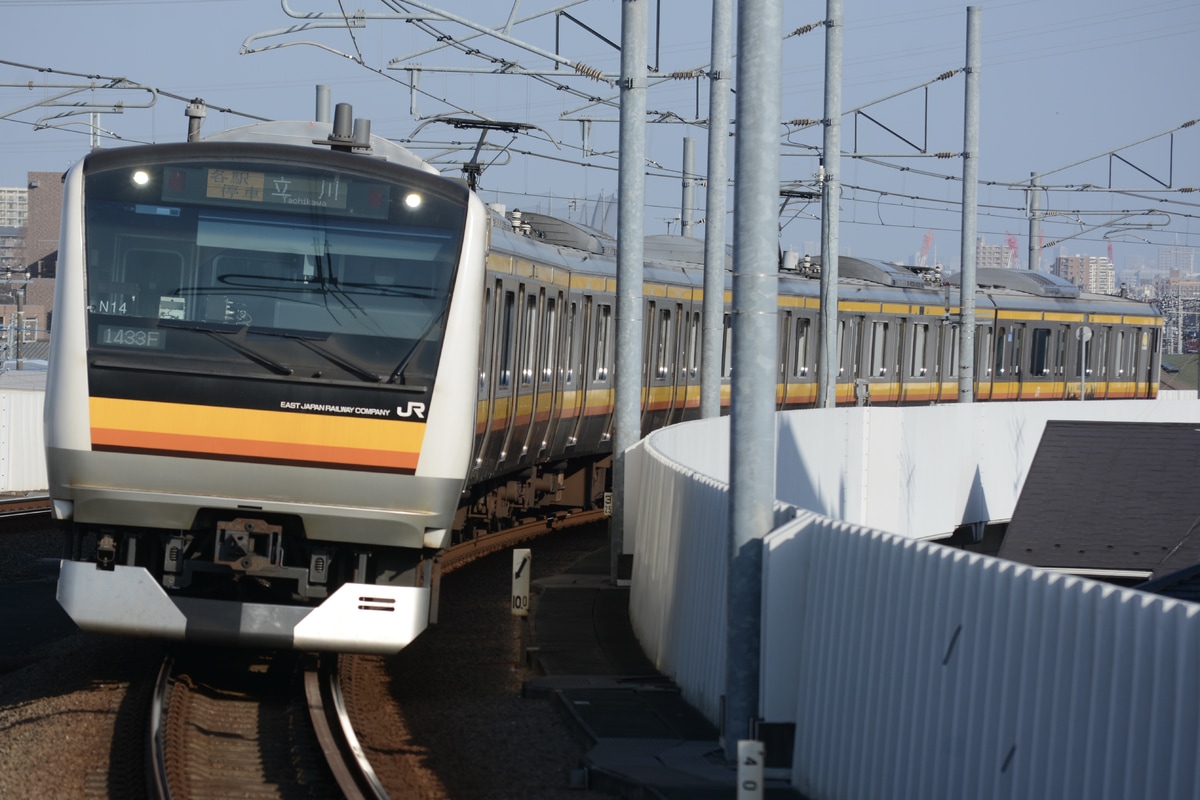 JR東日本 鎌倉車両センター中原支所 E233系 ナハN14編成