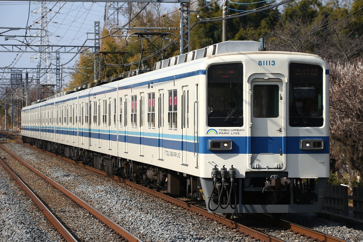 東武鉄道 南栗橋車両管区七光台支所 8000系 81113f