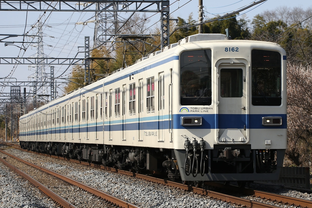 東武鉄道 南栗橋車両管区七光台支所 8000系 8162f