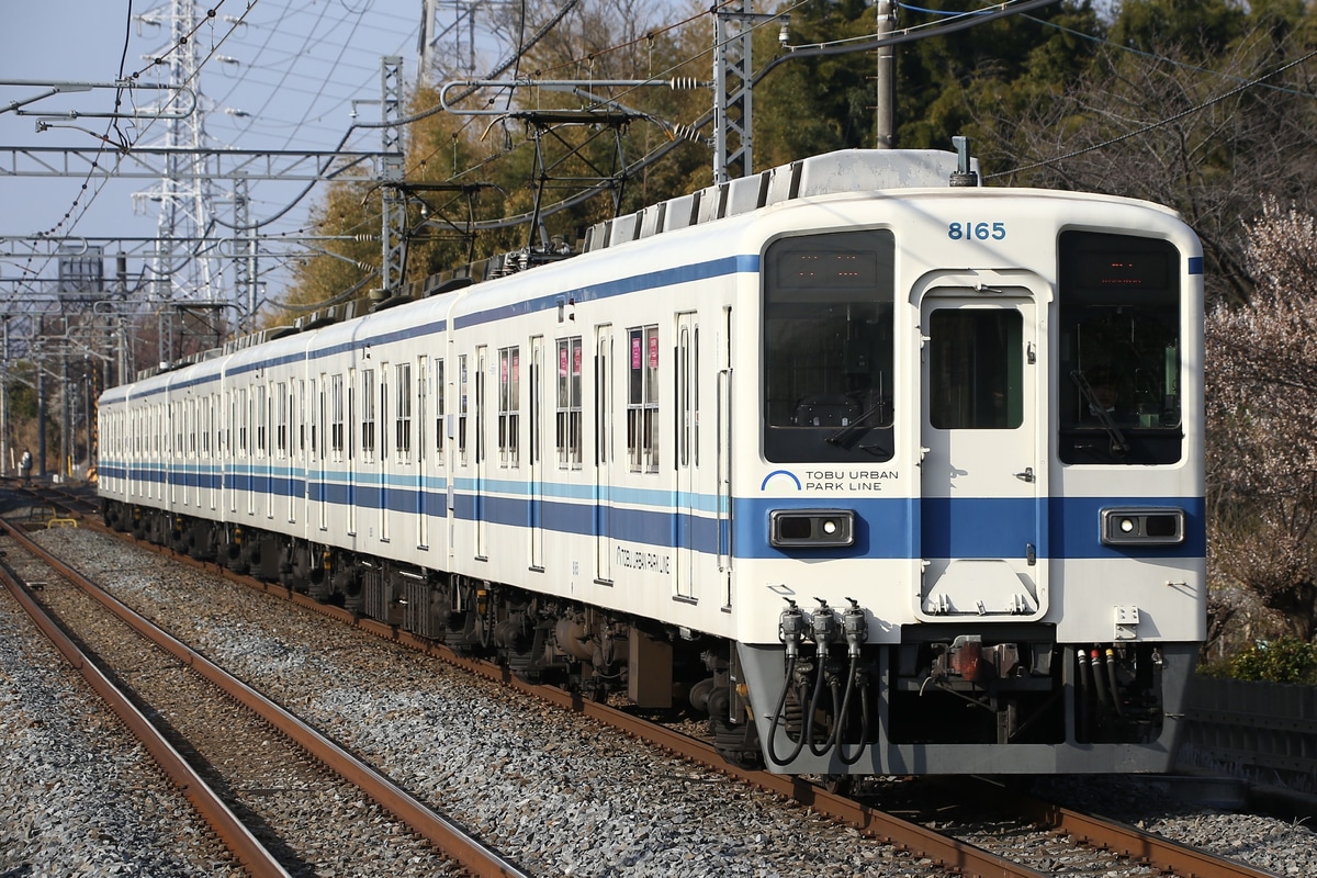 東武鉄道 南栗橋車両管区七光台支所 8000系 8165f