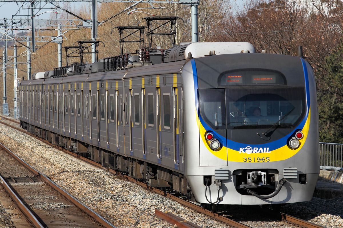 韓国鉄道公社 盆唐車両事業所 351000系 351×65F