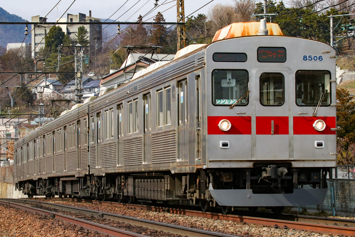 長野電鉄 須坂車両工場 8500系 T6編成