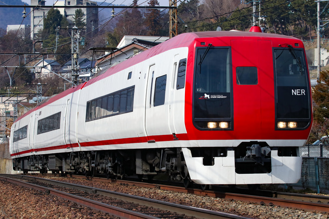 須坂車両工場2100系E2編成を善光寺下～本郷間で撮影した写真