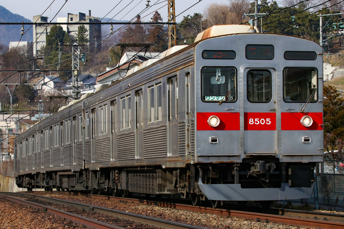 長野電鉄 須坂車両工場 8500系 T5編成