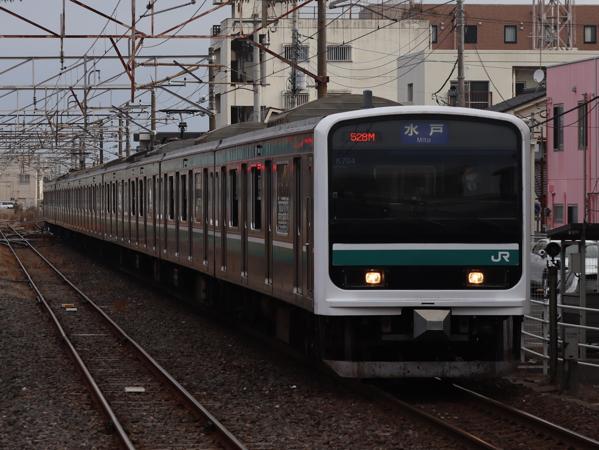 JR東日本 勝田車両センター E501系 カツK704編成