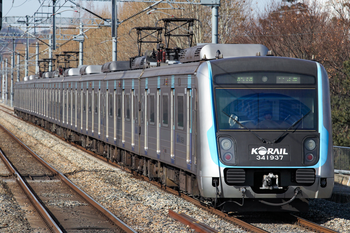 韓国鉄道公社 始興車両事業所 341000系 341B37F