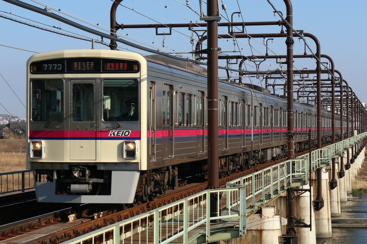 京王電鉄 若葉台検車区 7000系 7723F