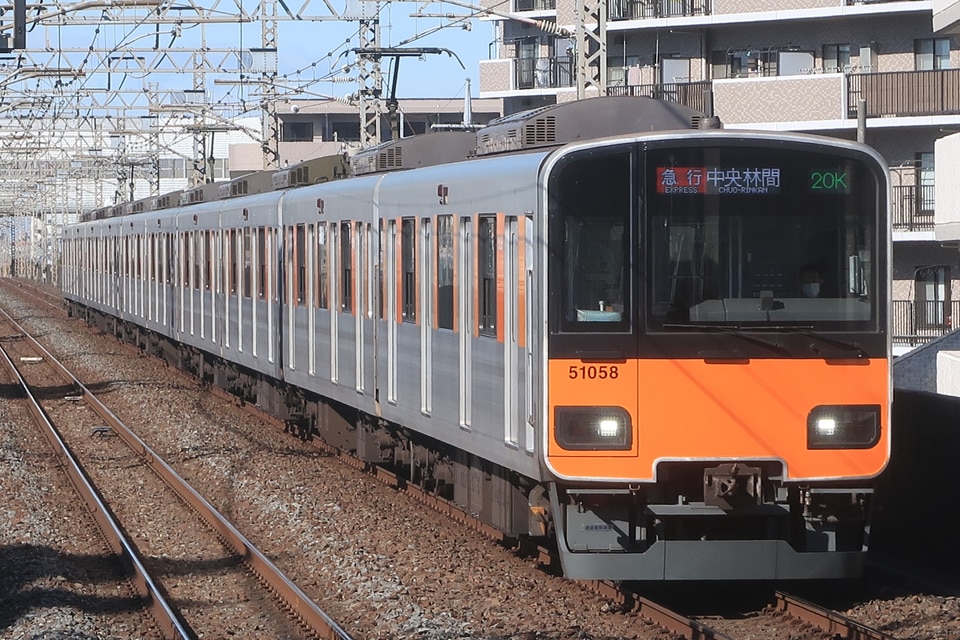 東武50050型51058F(51058編成)（南栗橋車両管区本所）の編成データ