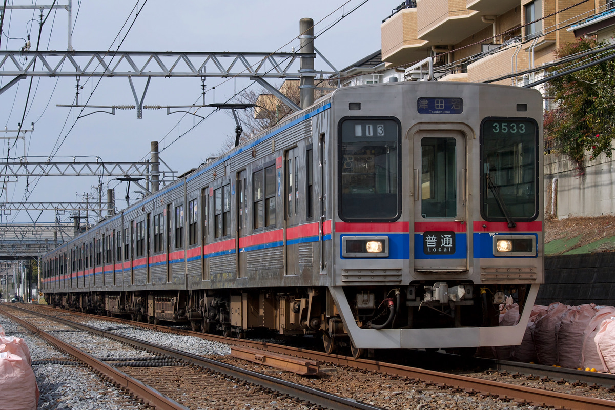 京成電鉄 宗吾車両基地 3500形 3536編成