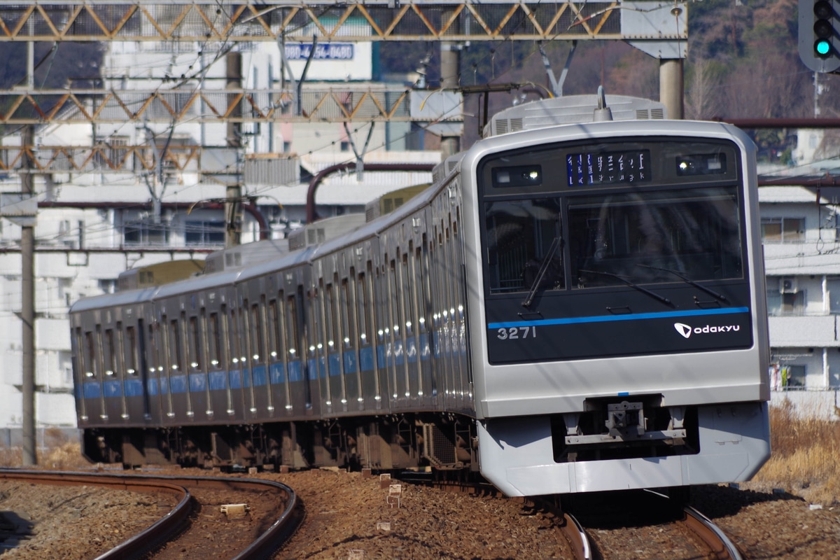小田急電鉄 海老名検車区 3000形 3271編成