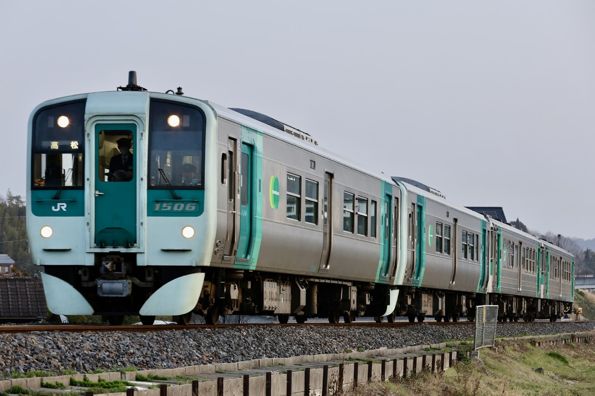 JR四国 徳島運転所 1500形 1506
