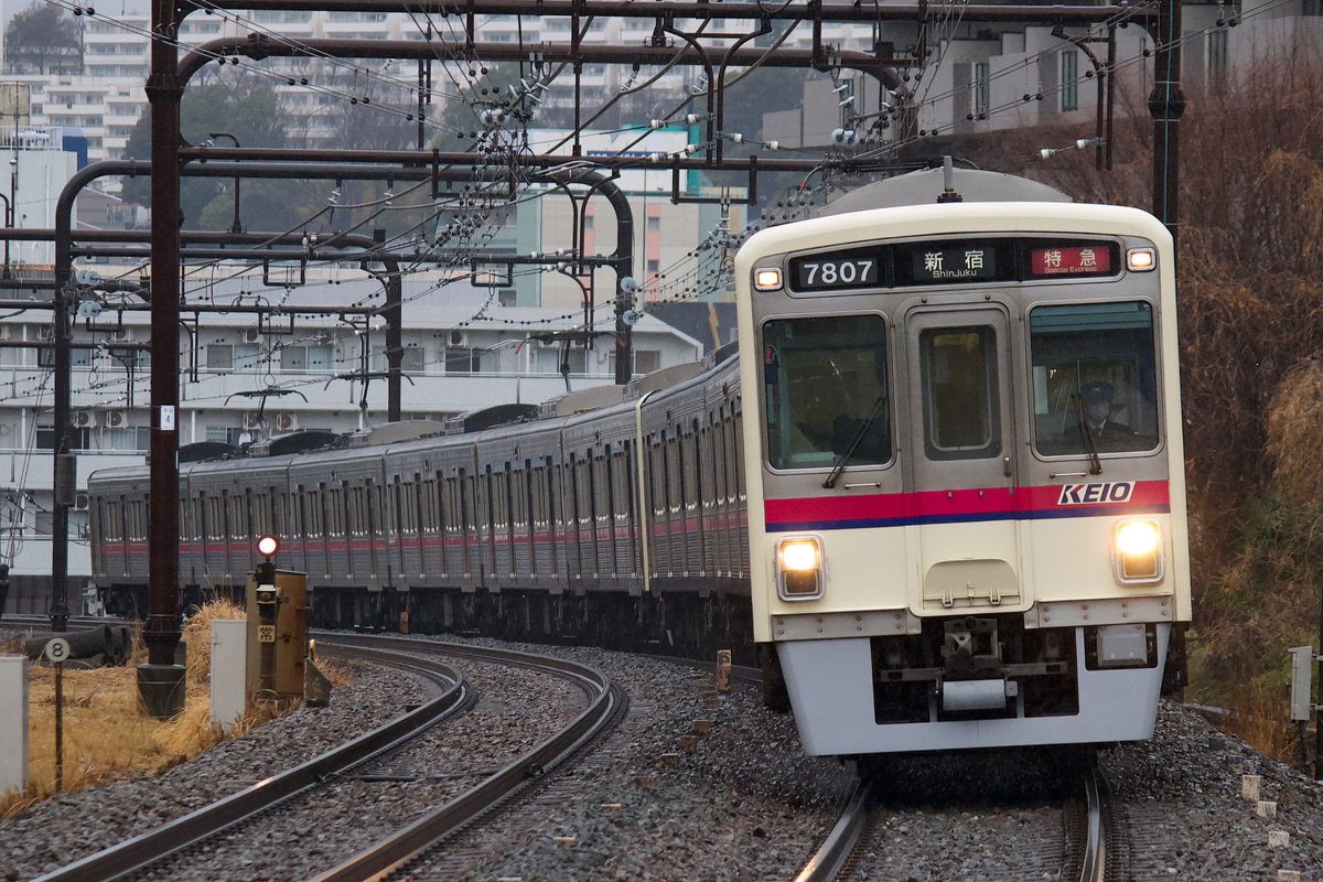 京王電鉄 若葉台検車区 7000系 7807F