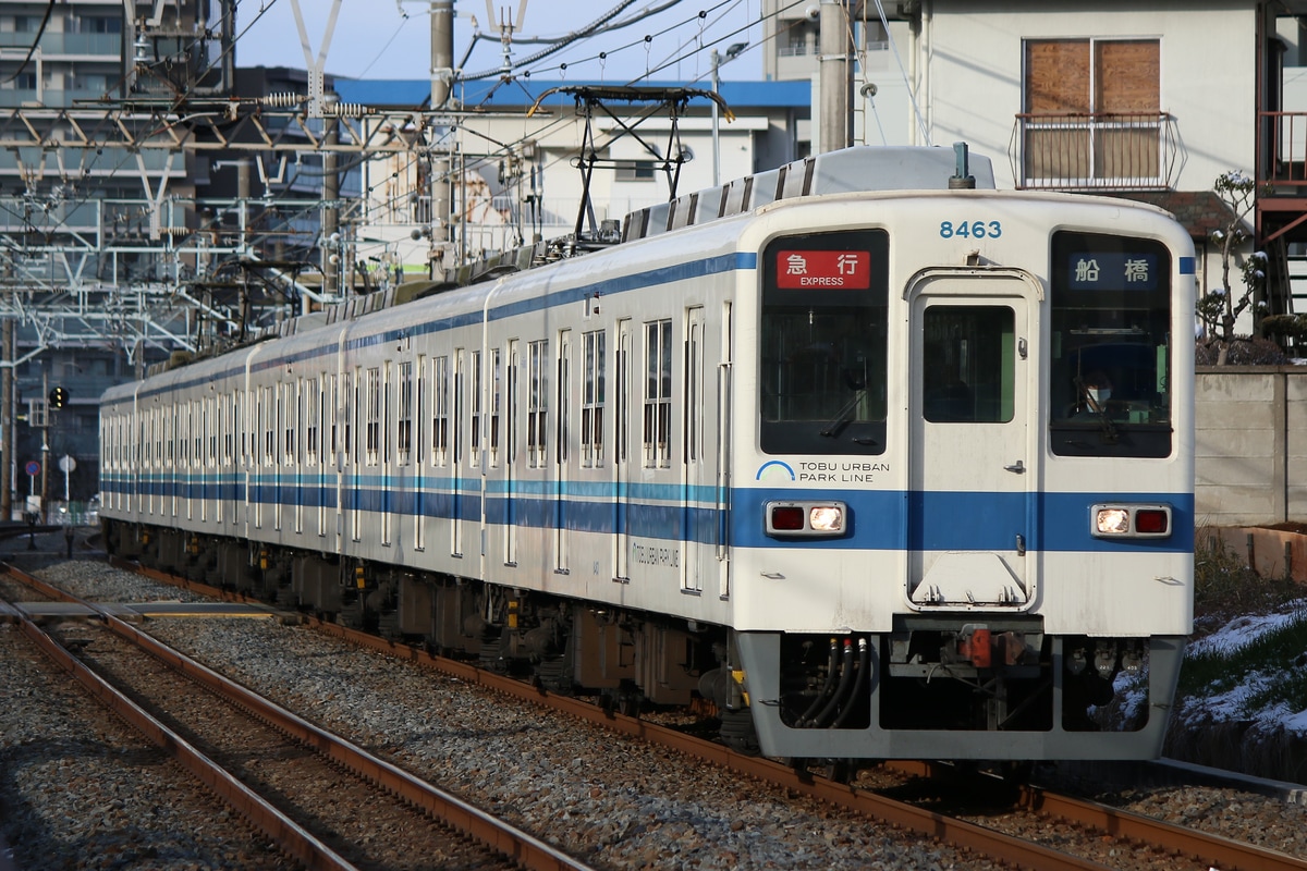 東武鉄道 南栗橋車両管区七光台支所 8000系 8163F