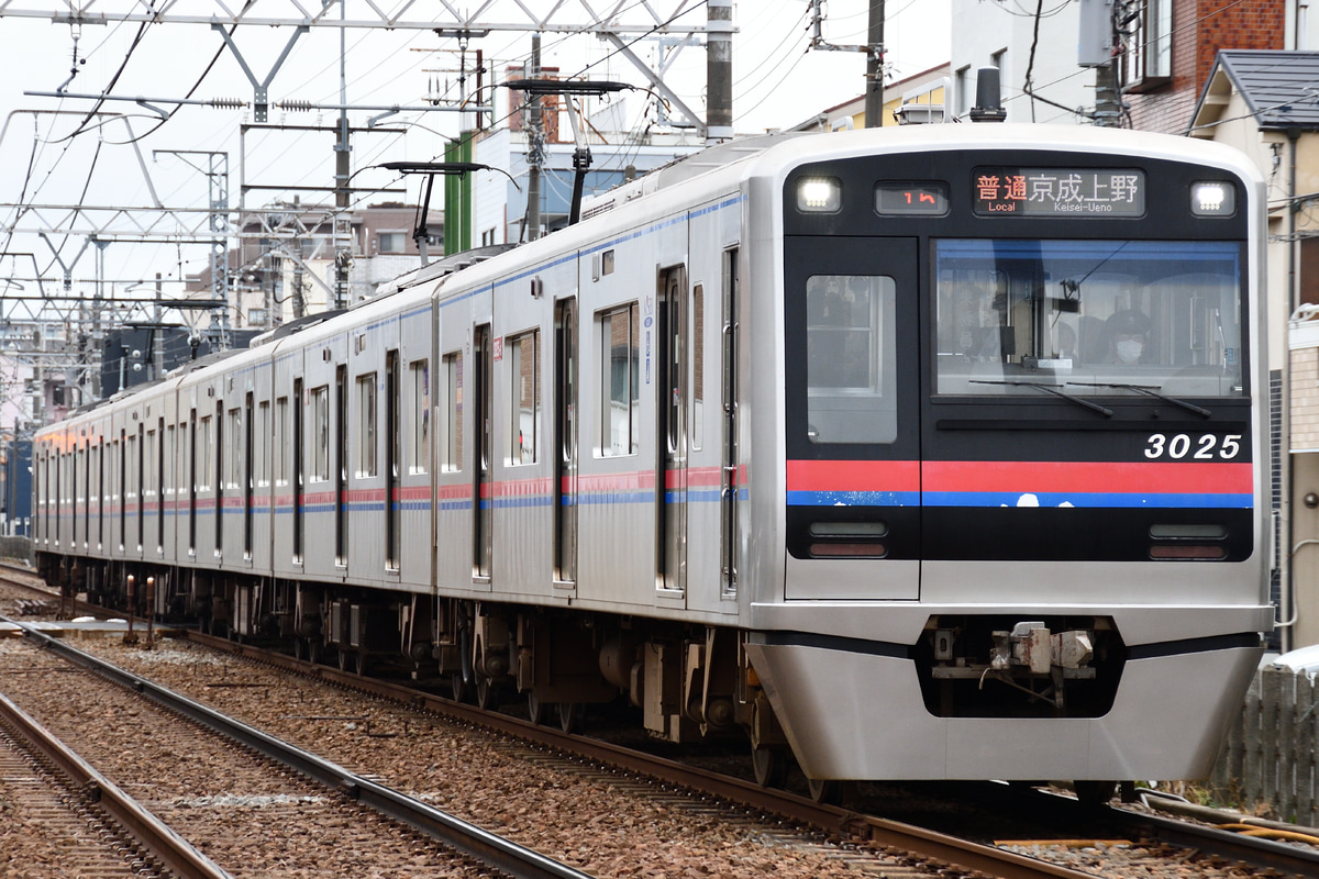 京成電鉄 宗吾車両基地 3000形 3025F