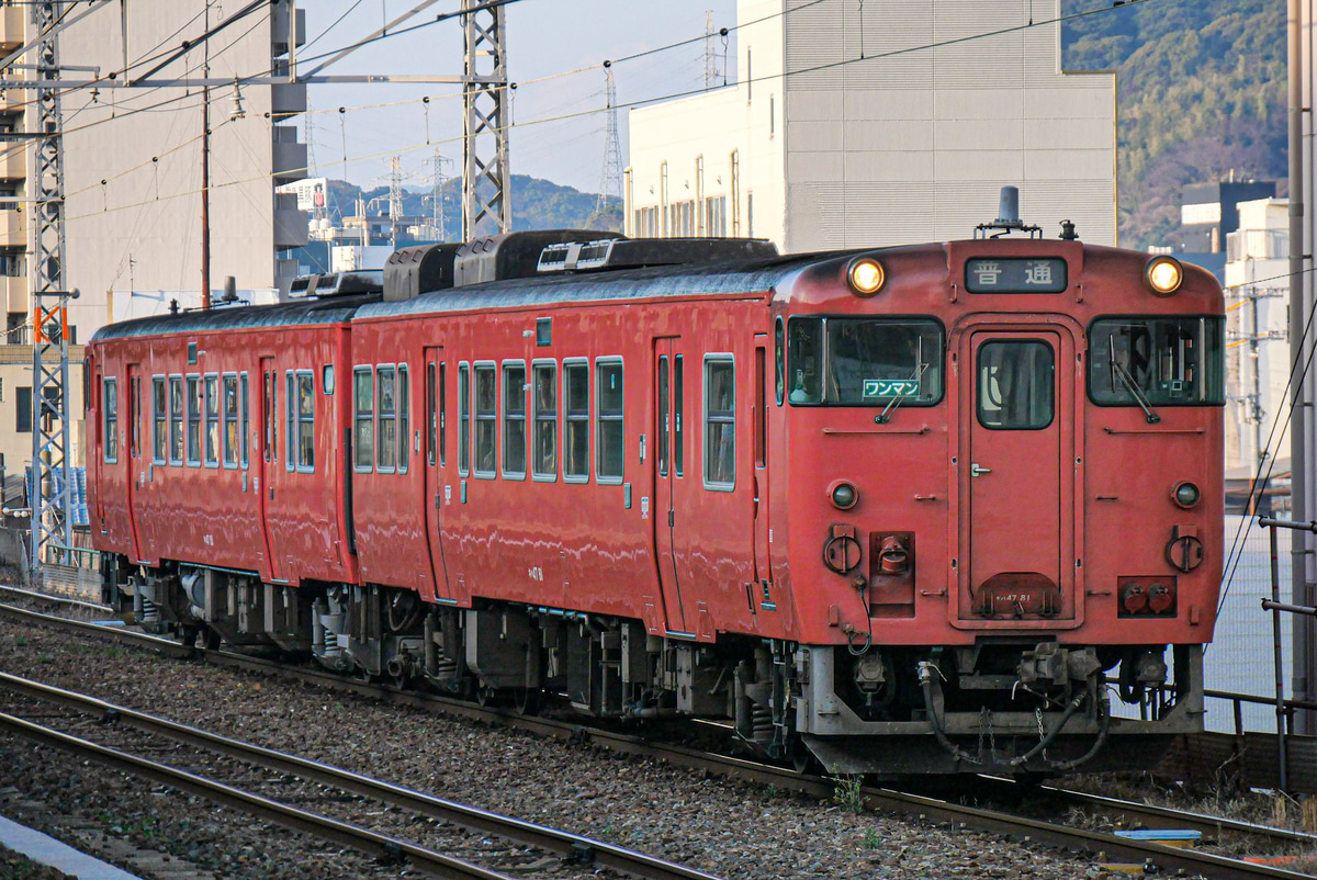 JR西日本 下関総合車両所新山口支所 キハ47 81