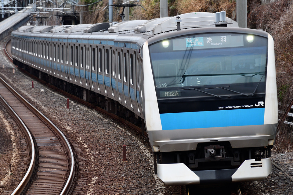 JR東E233系サイ149編成<br class="br-sp" />(ウラ149編成)の写真