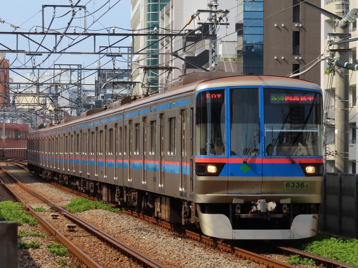 東京都交通局 志村車両検修場 6300形 6336
