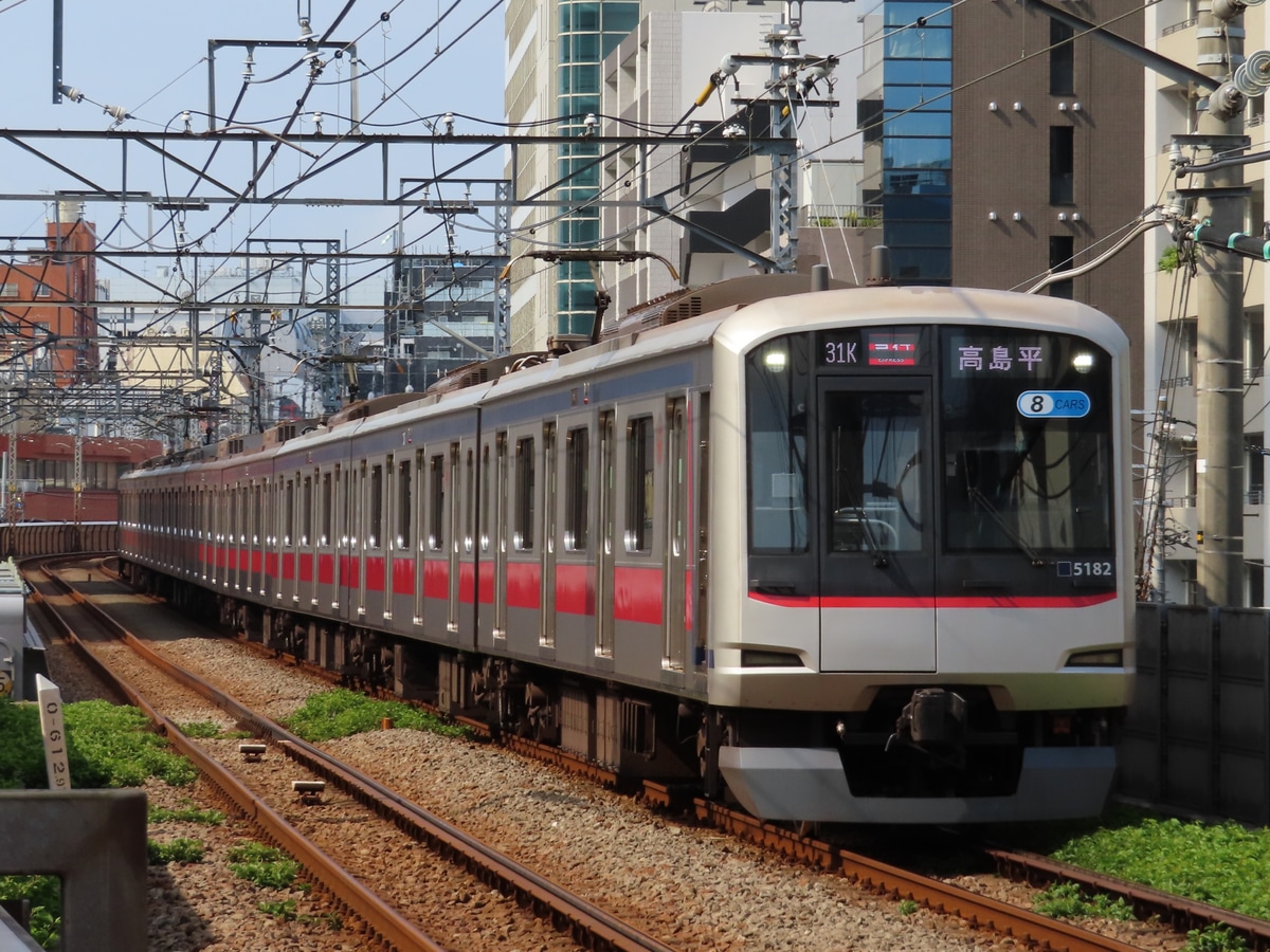東急電鉄 元住吉検車区 5080系 5182F