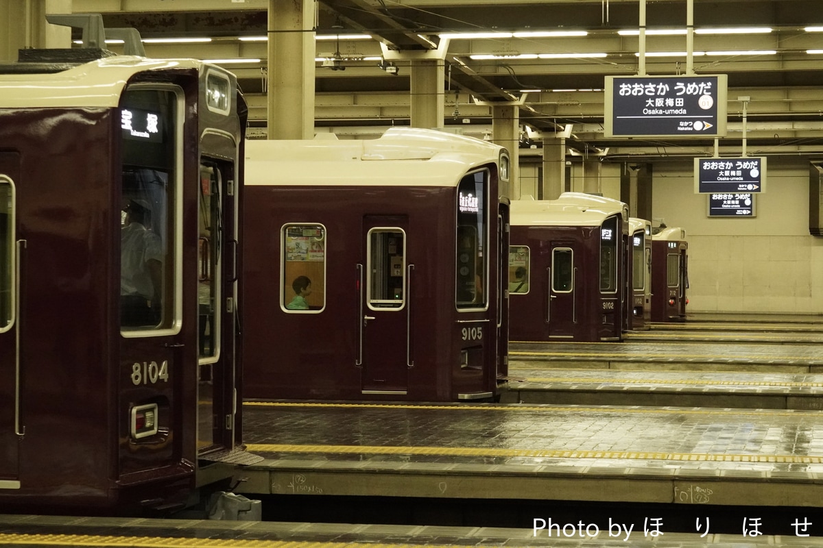 阪急電鉄 平井車庫 8000系 8004F