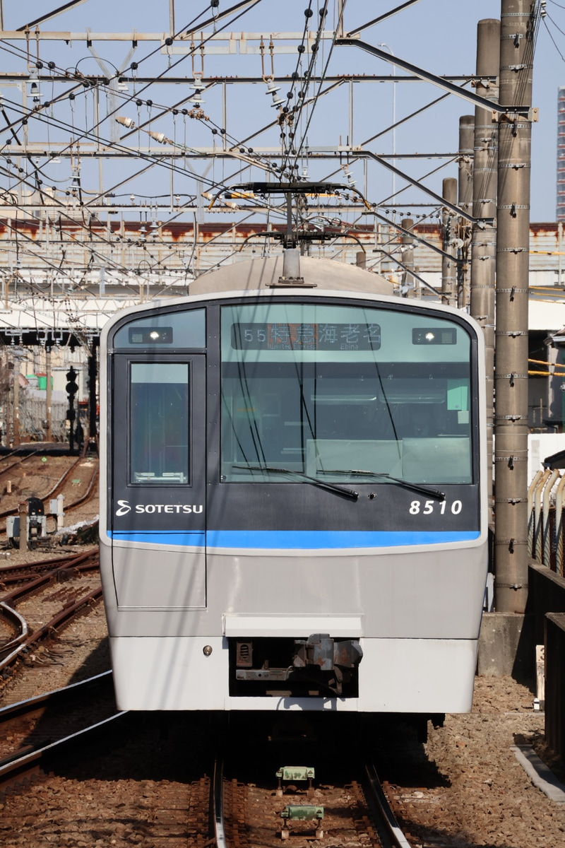 相模鉄道 かしわ台車両センター 8000系 8710F