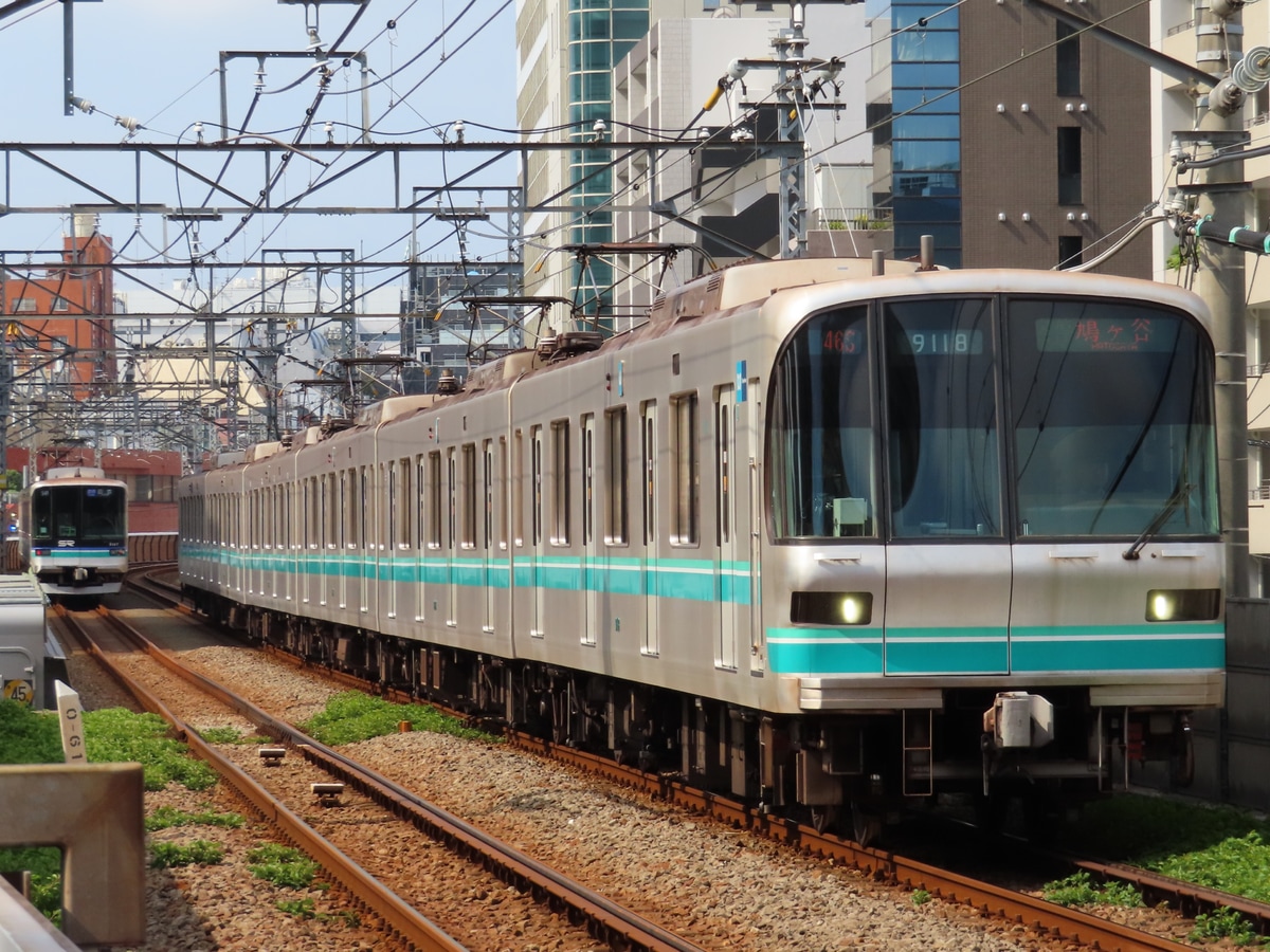 東京メトロ 王子検車区千住工場 9000系 9118F