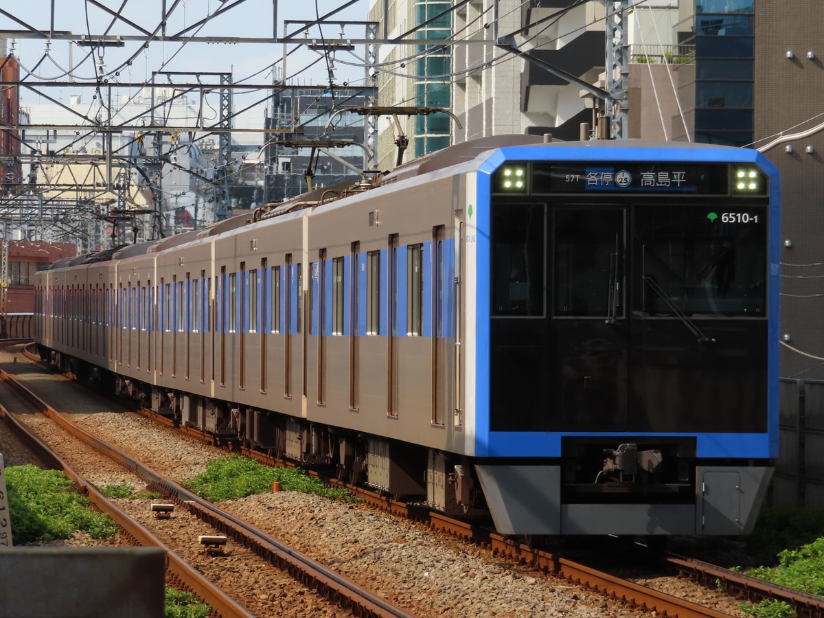 東京都交通局 志村車両検修場 6500形 6510