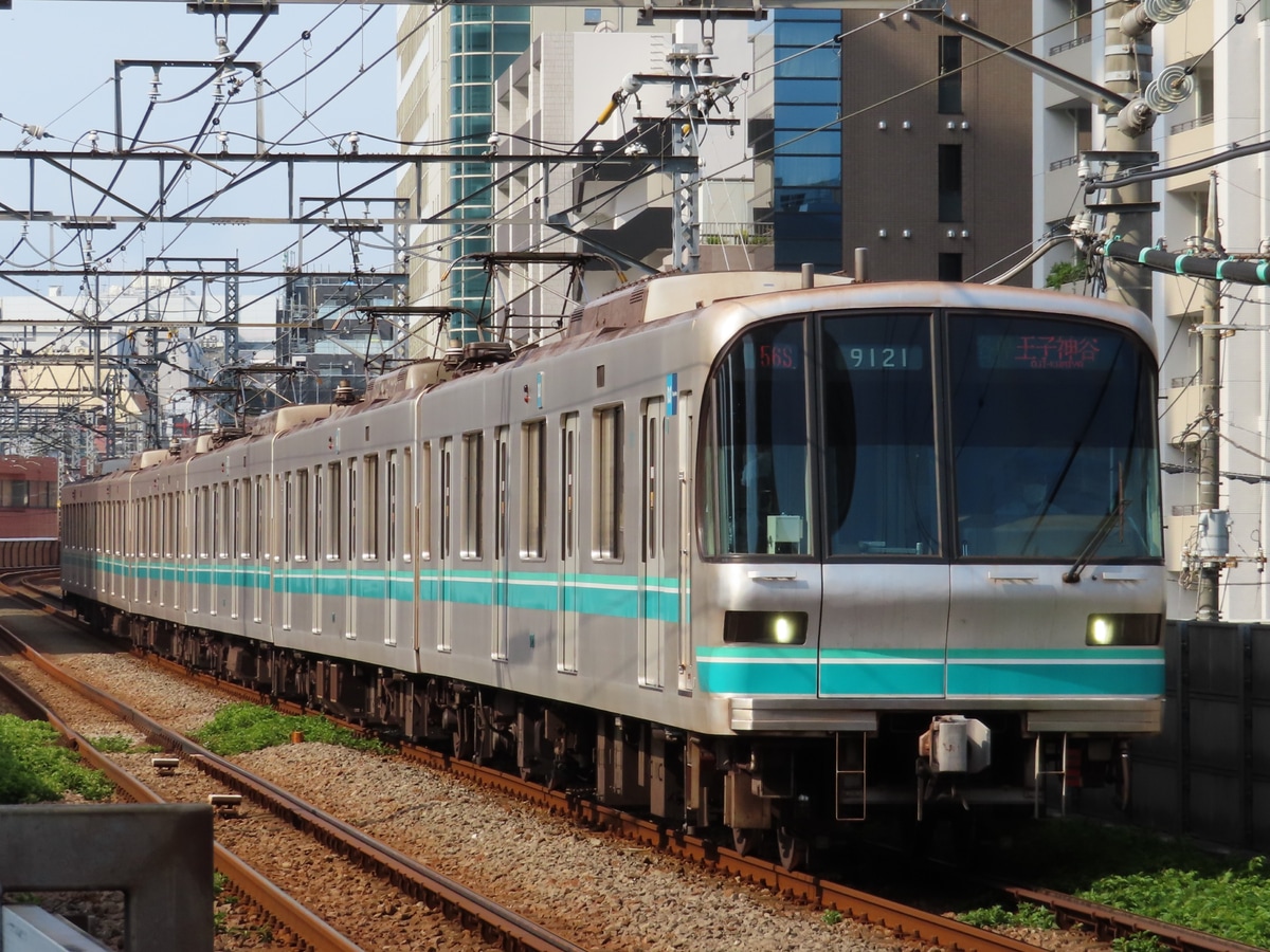 東京メトロ 王子検車区千住工場 9000系 9121F