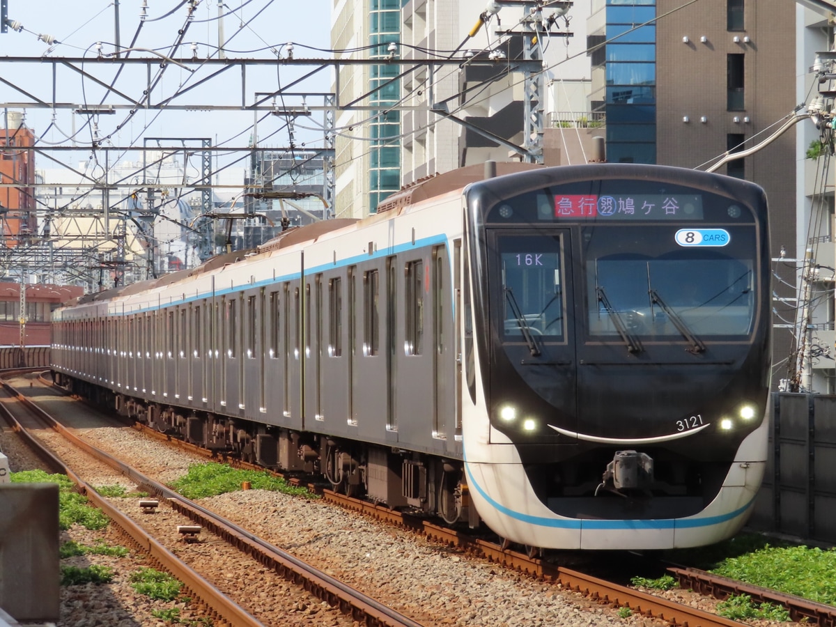 東急電鉄 元住吉検車区 3020系 3121F