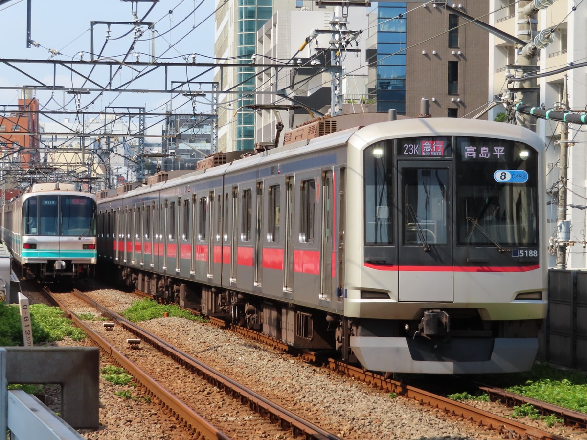 東急電鉄 元住吉検車区 5080系 5188F