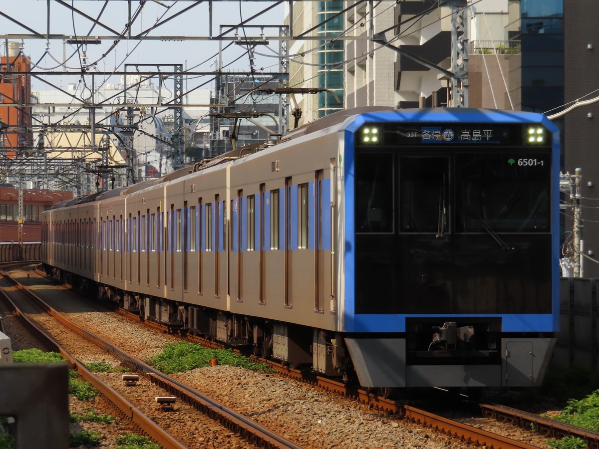 東京都交通局 志村車両検修場 6500形 6501