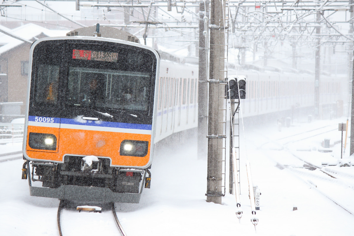 東武鉄道 森林公園検修区 50090型 51095F