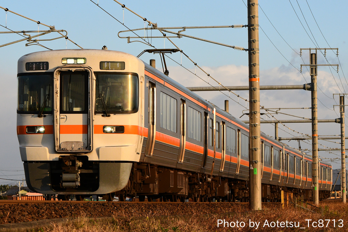 JR東海 大垣車両区 313系 Y102