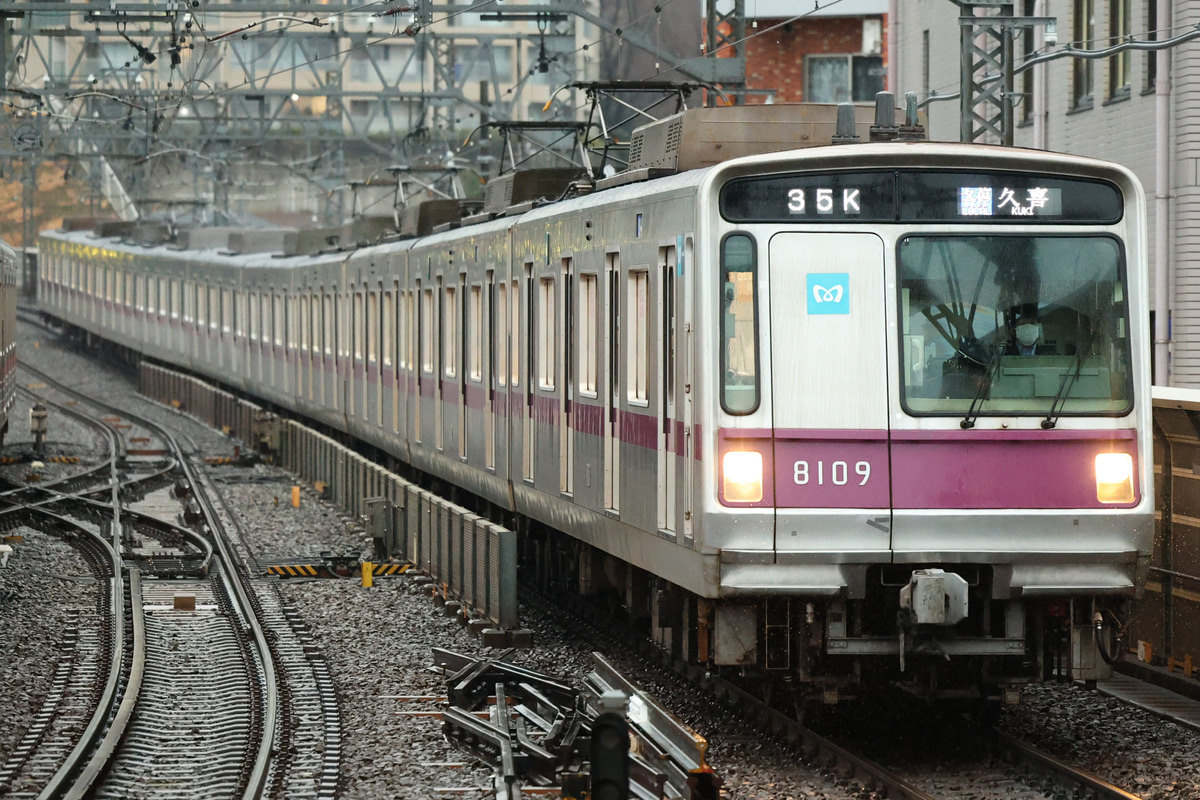 東京メトロ 鷺沼検車区 8000系 8109F