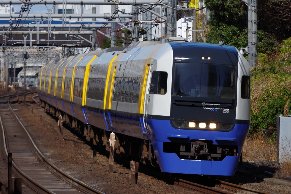 JR東日本 幕張車両センター本区 255系 マリBe-03編成