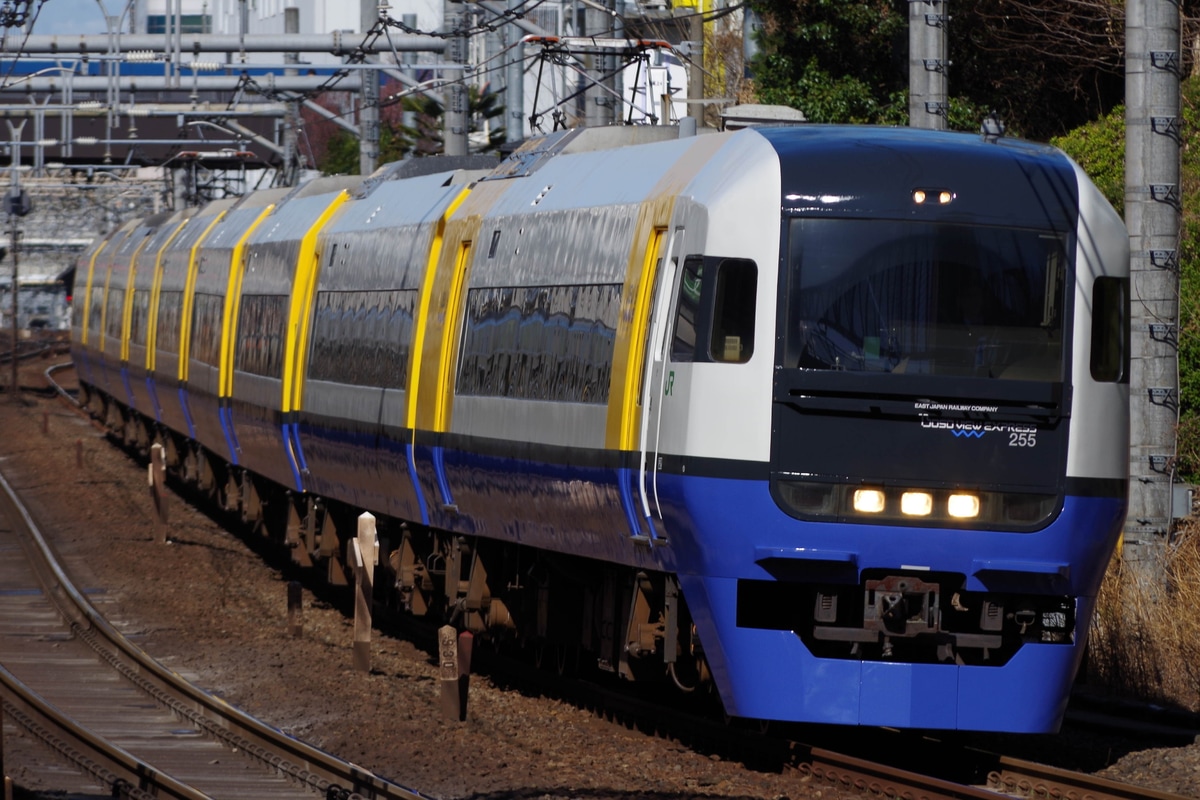 JR東日本 幕張車両センター本区 255系 マリBe-03編成
