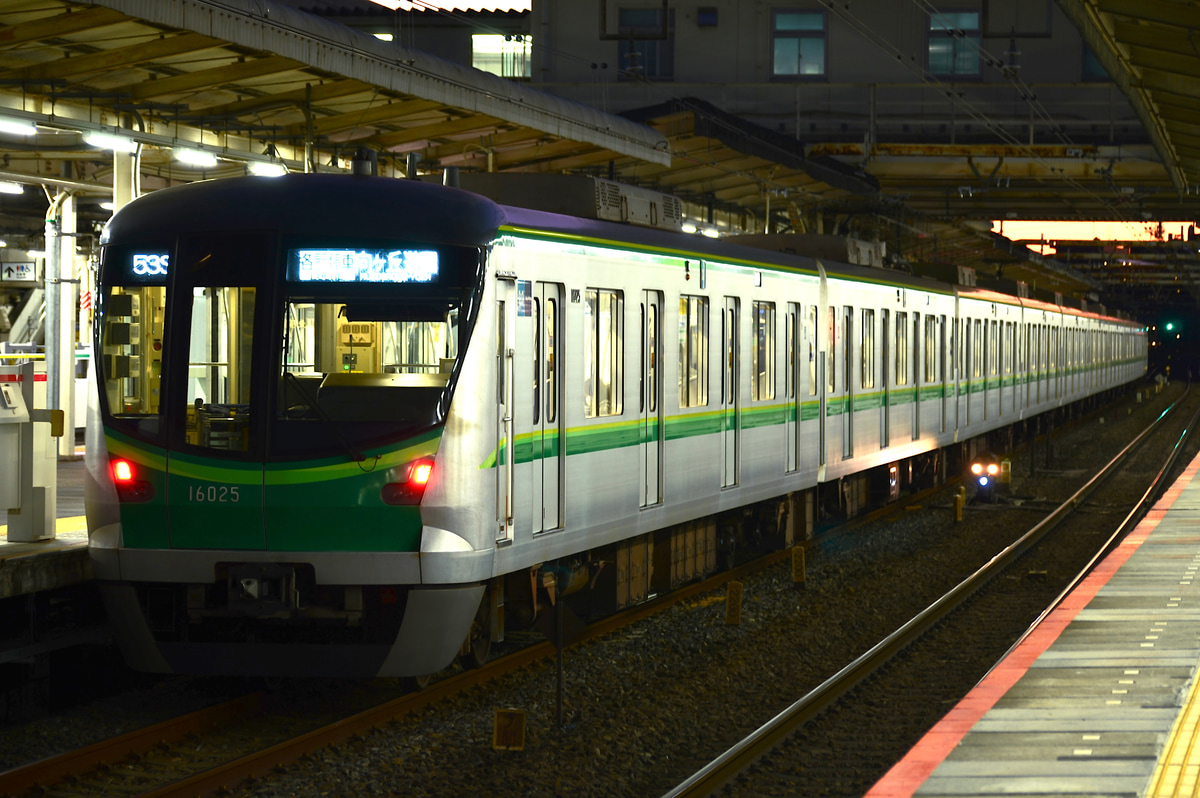 東京メトロ 綾瀬検車区 16000系 16125F