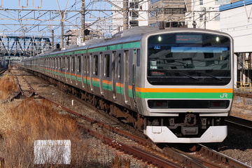 JR東日本E231系ヤマU4編成を藤沢駅で撮影した画像