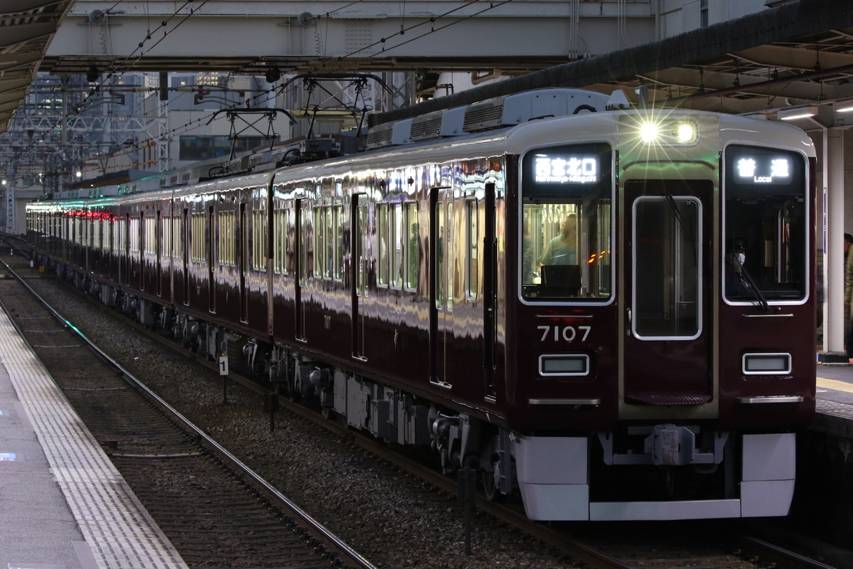 阪急電鉄 西宮車庫 7000系 7007F