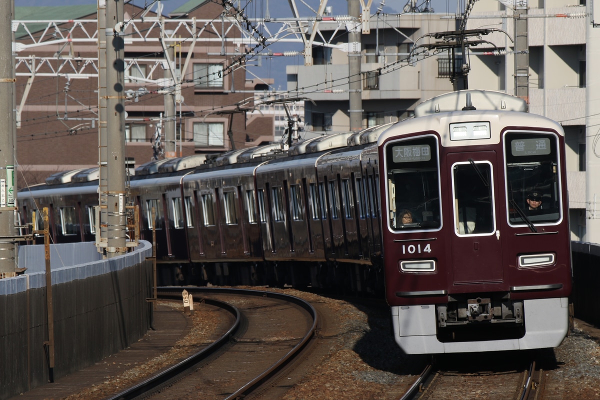 阪急電鉄 西宮車庫 1000系 1014F