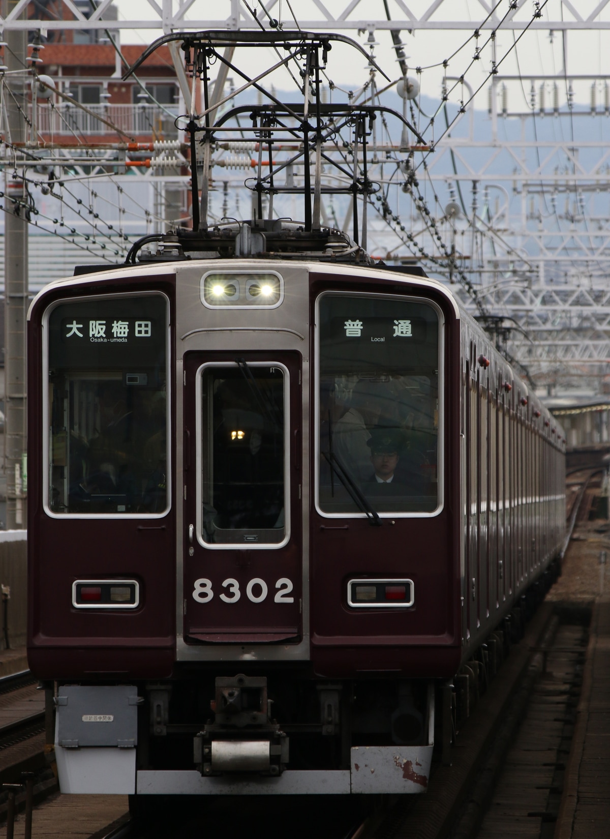 阪急電鉄 正雀車庫 8300系 8302F