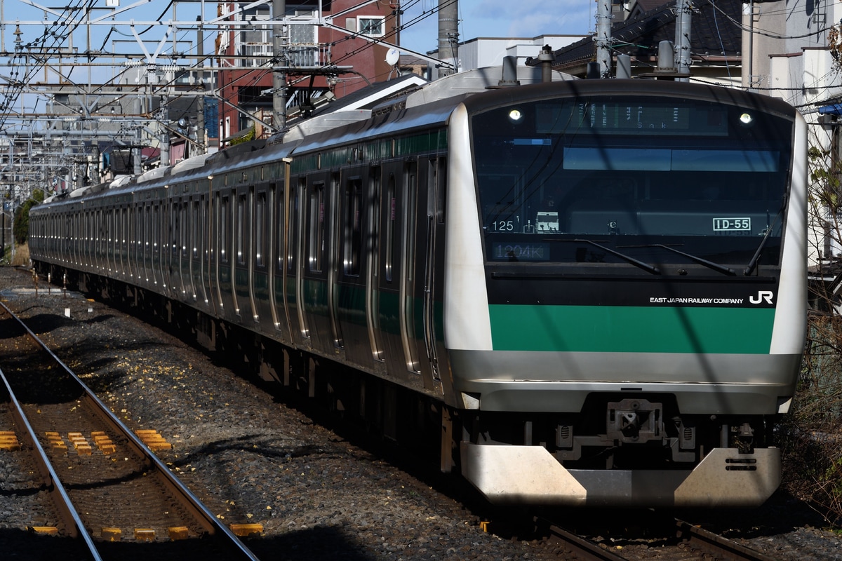 JR東日本 川越車両センター E233系 ハエ125編成