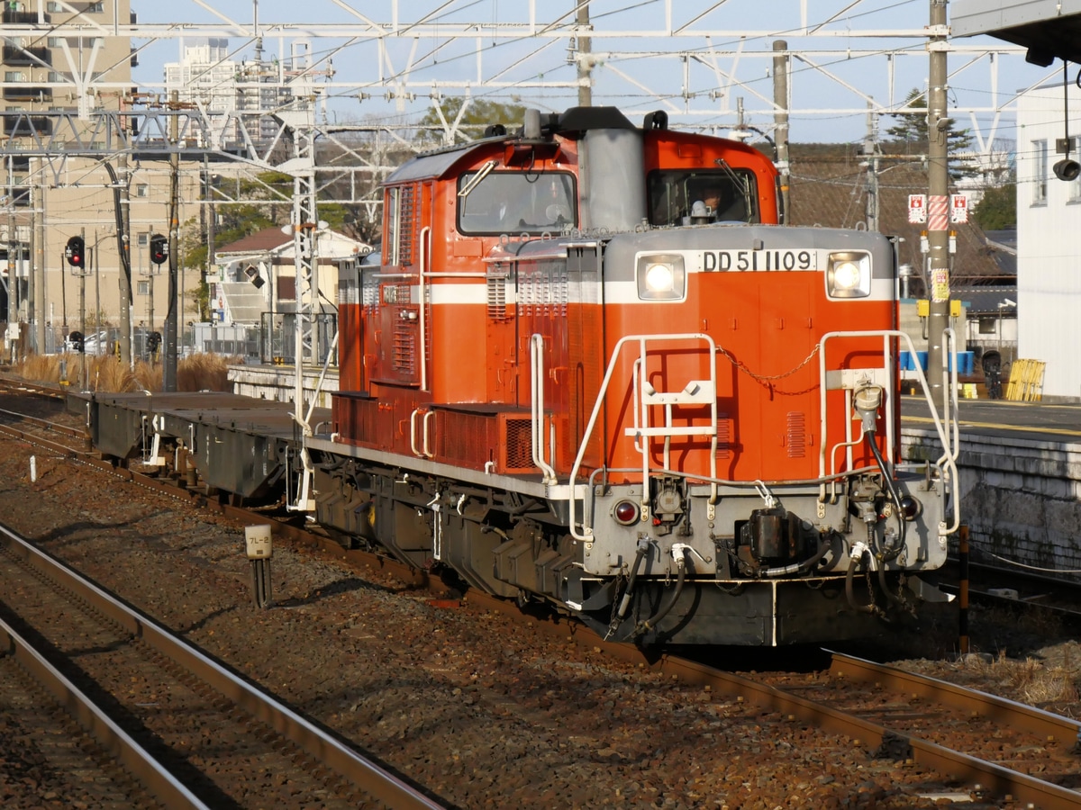 JR西日本 網干総合車両所宮原支所 DD51 1109