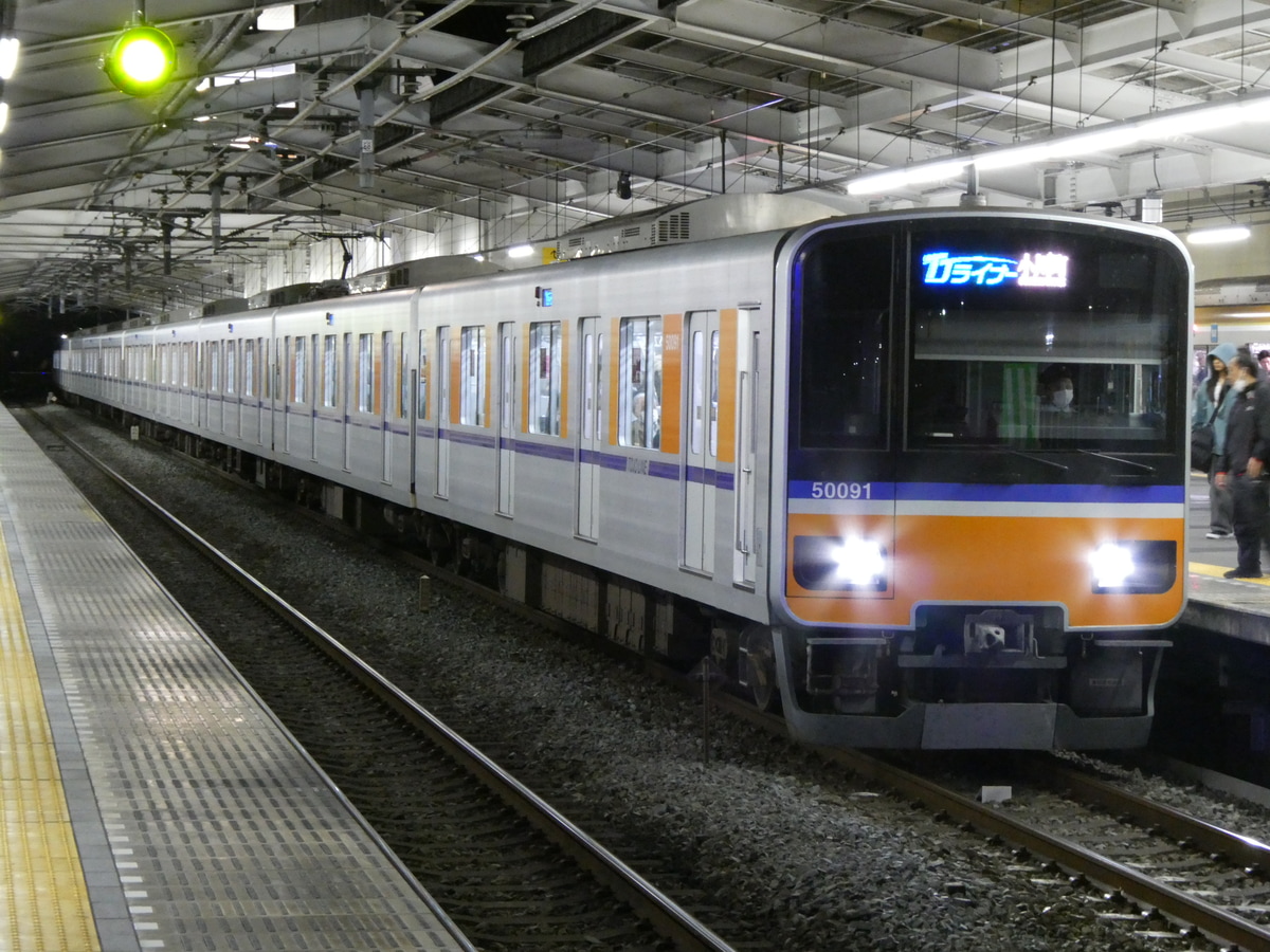 東武鉄道 森林公園検修区 50090系 51091F
