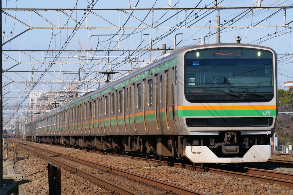 JR東E231系ヤマU66編成<br class="br-sp" />(U66編成)(U-66編成)の写真