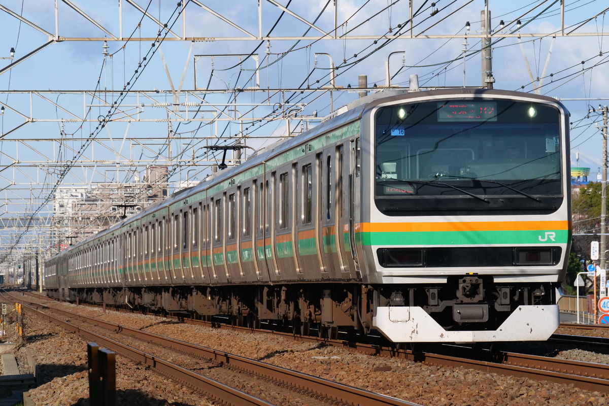 JR東日本 小山車両センター E231系 ヤマU16編成