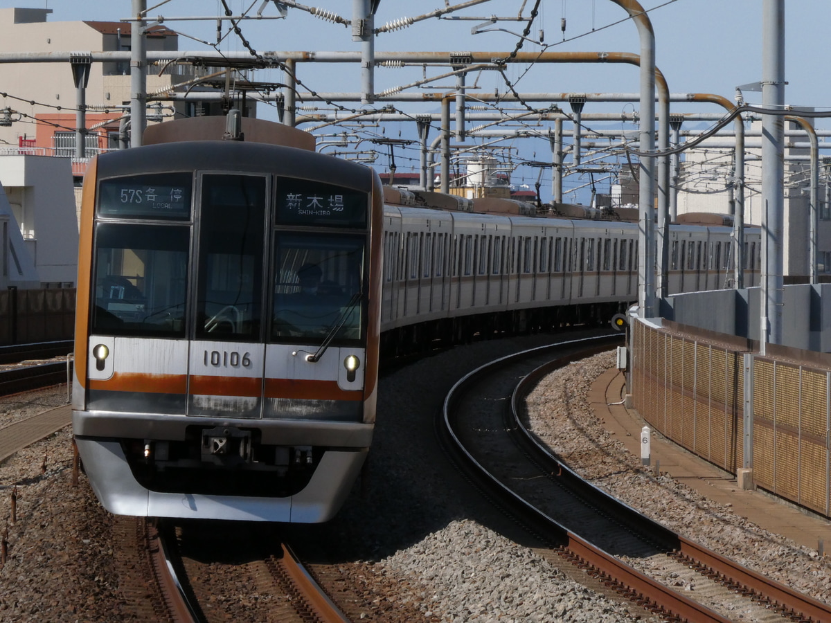 東京メトロ 和光検車区 10000系 10106F