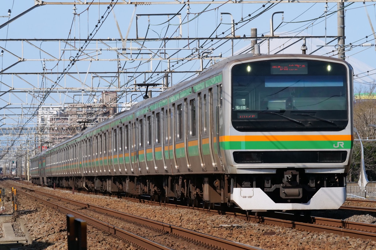 JR東日本 国府津車両センター E231系 コツS-10編成